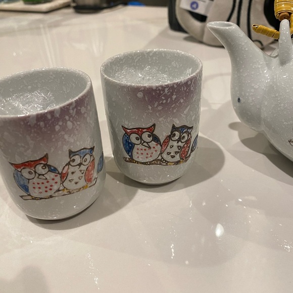 Owl tea set - Picture 4 of 5